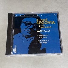 John Williams & Andres Segovia plays Bach Suite & Recital CD