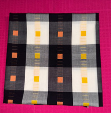 Tissu vintage coton carreaux