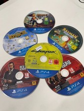 6x PLAYSTATION 4 Ps4 Jeux Paquet Rayé Réparation Non Actif Origine