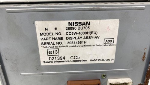 Afficheur nissan almera tino - afficheur,