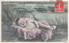 CP DANS LES REEDS BABY NUDE - 35208