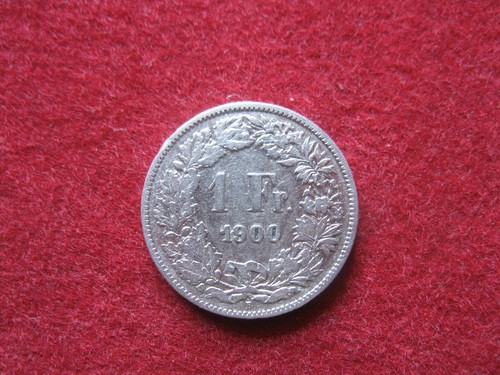 Franc suisse 1900 monnaie - franc,