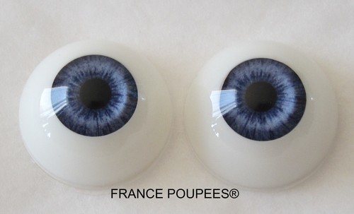 Yeux 28mm demi rond - yeux,