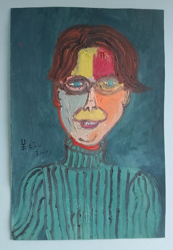 Huile expressionniste 2001 - "huile,