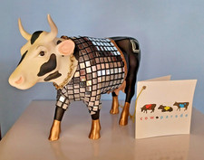 Cow Parade Figurine “Disco Cow” #9134 - with box and tag