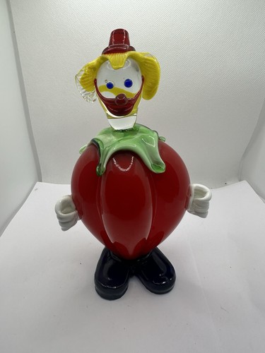 Vintage murano verre clown - vintage,