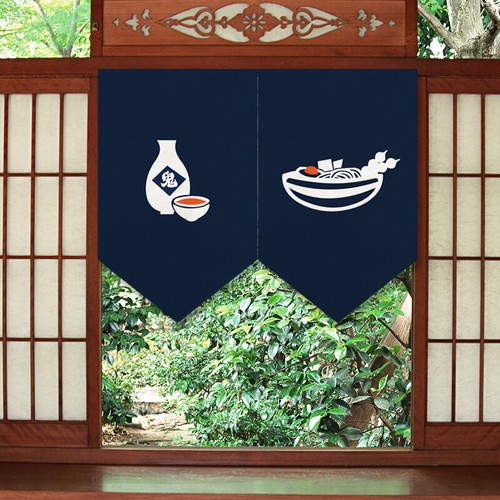30x50cm japonais porte noren - porte,