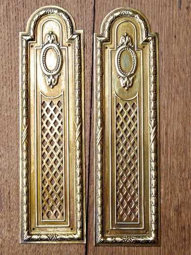 Paire anciennes plaques - paire, de