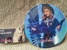 Madonna 45 T 7" Picture Disc Iconic, Wash All Over Me , Rare EX 