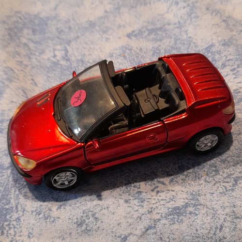 Peugeot 206 cabriolet rouge - cabriolet,