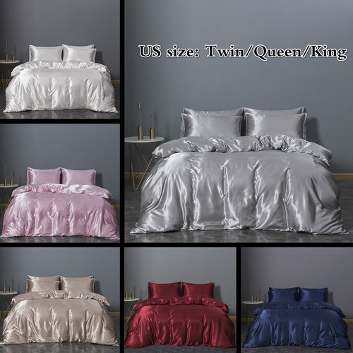 Satin soie literie - soie,