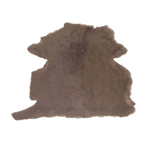Peau mouton lainé lisse - peau,