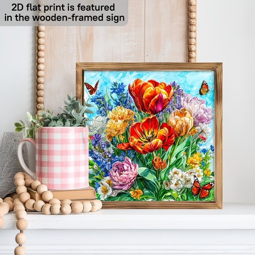 Vibrant tulip peony butterfly - tulip,