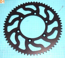 couronne alu FE 62 dents pour