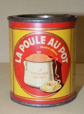 OLD ADVERTISING CANVAS BOX LA POULE AU POT 20 UNITS