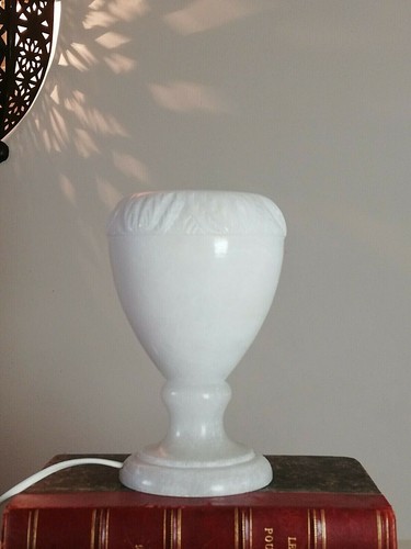 Lampe amcienne albatre - amcienne, en