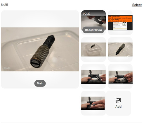 Vis pour microscope - , olympus