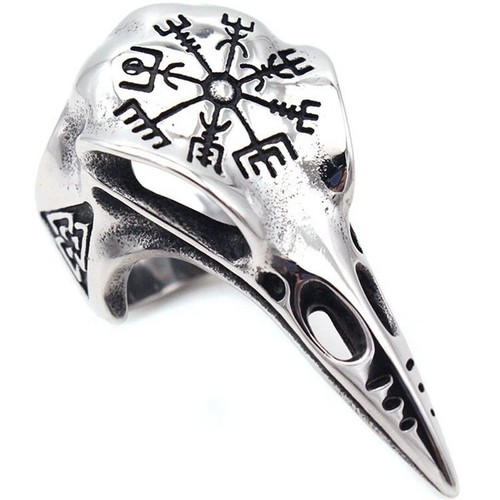 Bague viking homme acier - viking,