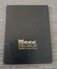Delvaux miroir rectangulaire noir pour sac vintage Bruxelles