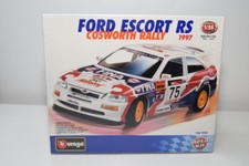 B63 1:24 BBURAGO BURAGO KIT 5553 FORD ESCORT RS COSWORTH RALLY 1997 SCELLÉ EN...