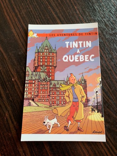 Carte postale 15x10 - carte, tintin