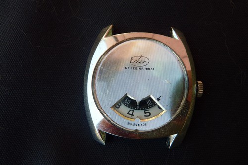 Ancienne montre guichet eden - ancienne,