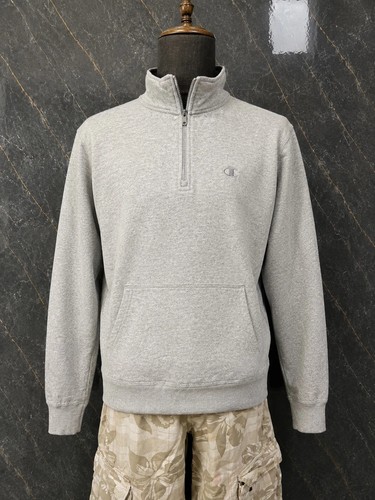 Sweat champion col zippé gris - champion,