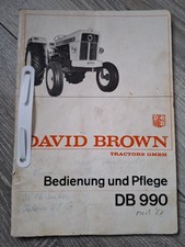 David Brown Tractor 990 Owners Manual