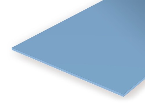 Plaque styrène bleu - styrène,