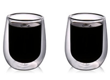 Pack de 2 Verres Soufflés à la Main 33 cl Faubourg Double Paroi Neuf