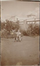 Snapshot child on a car skif