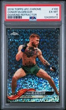 2018 Topps Chrome UFC Conor McGregor Diamond Refractor SSP