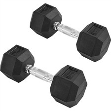 Lot de 2 Haltères en Métal