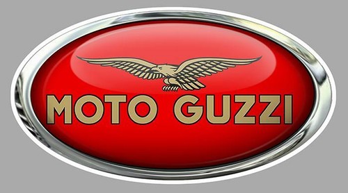 Moto guzzi left - guzzi, sticker