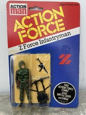 ACTION FORCE ACTION MAN Z FORCE INFANTRYMAN NEUF SOUS BLISTER MOSC PALITOY 1982