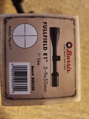 Burris fullfield 9x 50 - fullfield, e1