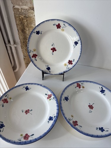 Assiettes plates digoin - assiettes,