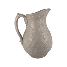 Pichet en céramique beige