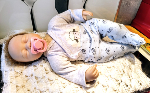 Poupée bébé reborn avec - poupée,