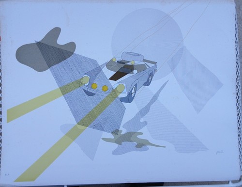 Lithographie raymond loewy - raymond,