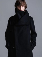 LITHIUM HOMME Wrap Coat Alexandros Yohē Model Worn, Stylish, Used