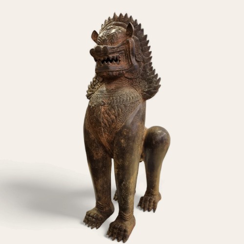 Bronze singha lion - bronze,
