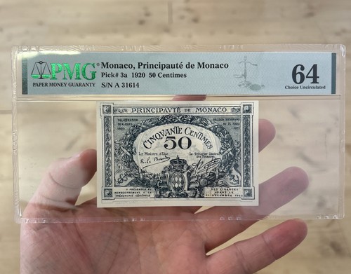 Monaco billet 50 centimes - 50,