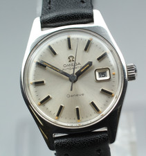 Vintage 1971 [Near MINT] Omega Geneve Cal.681 21mm Automatic Silver Dial Women's