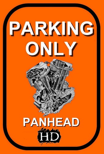 Plaque parking only harley - parking,