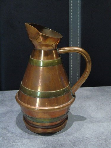 Pichet cuivre laiton - et,