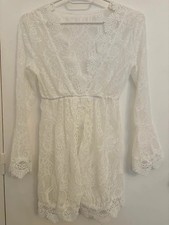 Robe de plage dentelle blanche