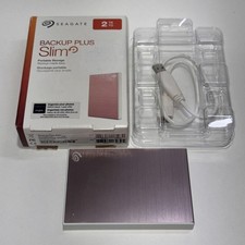 Seagate Backup Plus Slim 2TB Portable USB 3.0 HDD Rose Gold STHN2000405 Tested