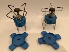 VINTAGE CAMPING GAZ S200 LOT OF 2 CAMPING STOVES WITH STANDS MADE IN FRANCE