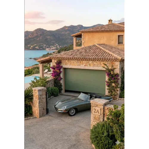Porte garage sectionnelle - garage,